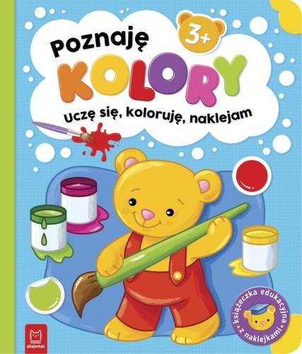 Poznaję kolory. Uczę się, koloruję, naklejam. 3+ Sylwia Kajdana