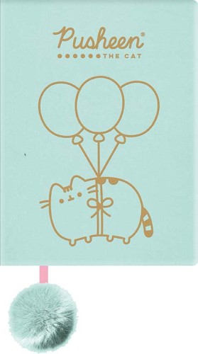 Notes A5 St. Majewski Pusheen zielony PLUSZOWY super prezent