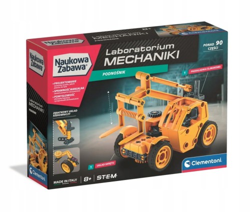 NAUKOWA ZABAWA LABORATORIUM MECHANIKI Podnośnik teleskopowy 50250 Urodziny