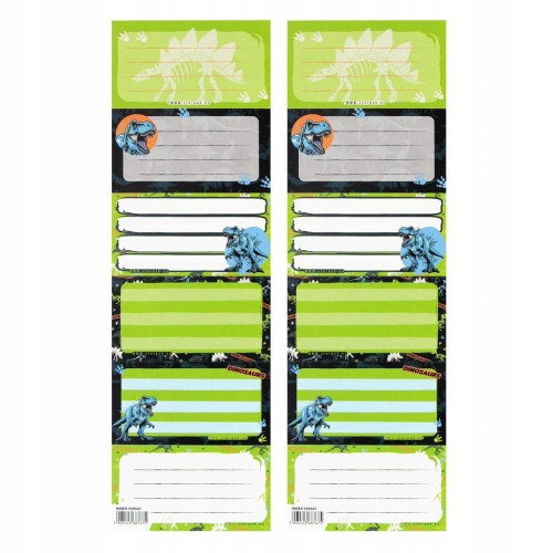 Naklejki na zeszyt Dino2 A'25 STARPAK 559541