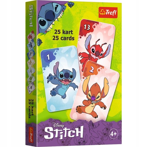 Stitch Karty Piotruś gra karciana Trefl