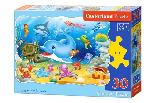 Puzzle 30 Podwodni przyjaciele CASTOR