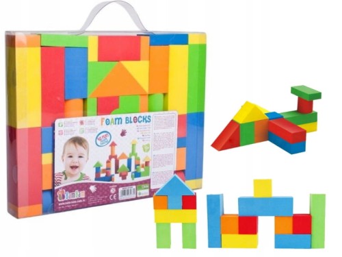 Klocki piankowe Bambam 46 elementów 301694