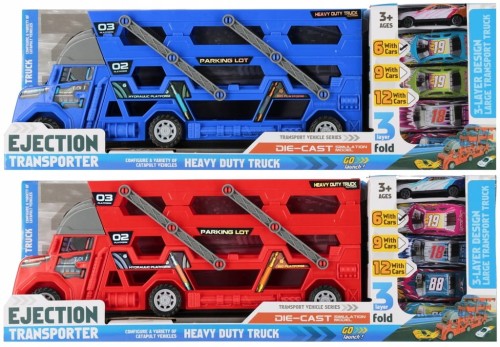 Auto ciężarowe Transporter z akcesoriami metal mix MEGA CREATIVE 571956