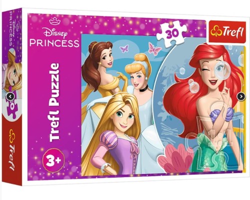 Puzzle Trefl 30 elementów Piękny dzień księżniczek