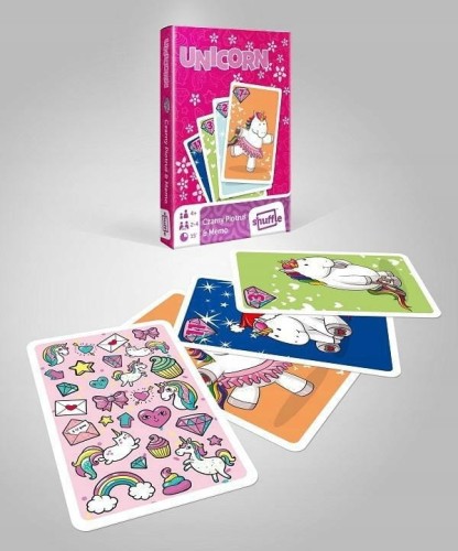 Karty Czarny Piotruś Memo Happy Unicorn Cartamundi