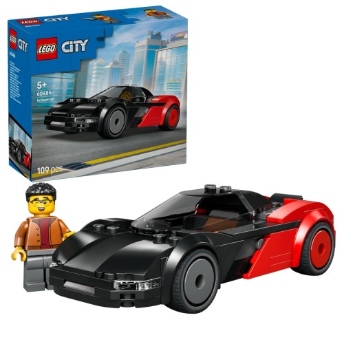Klocki Lego City 60486 Supersamochód elektryczny Figurka 5+