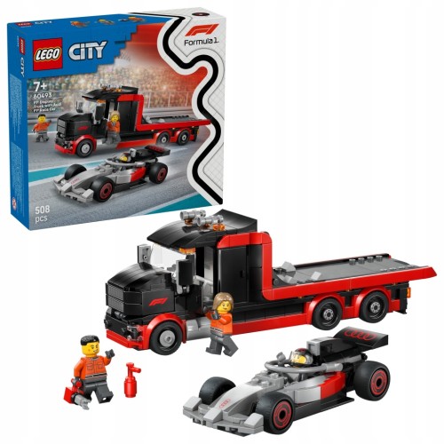 LEGO City 60493 Ciężarówka F1 z bolidem Audi F1 super prezent dla dziecka