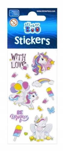 Naklejki klasyczne Sticker Boo 12 szt.