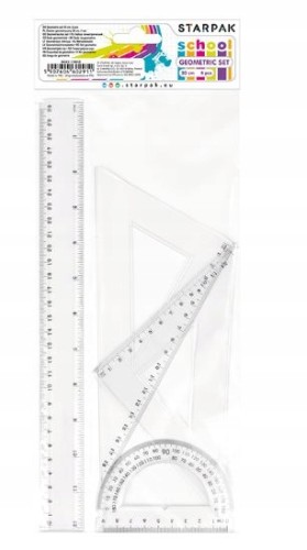 Zestaw geometryczny Starpak 4 elementy
