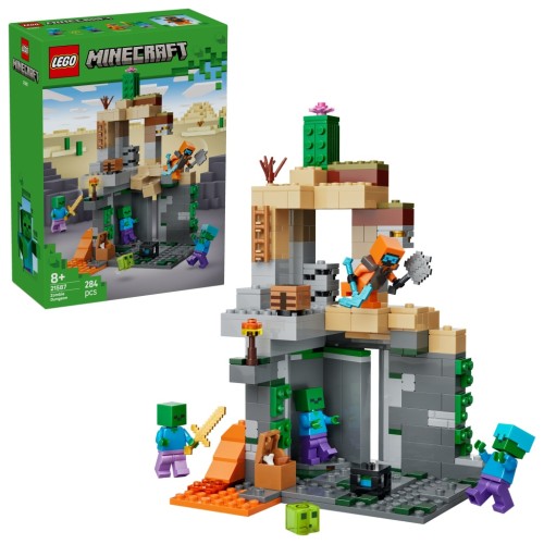 Klocki LEGO Minecraft Zombie Dungeon 284 elementy