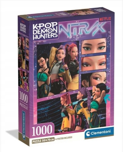 Puzzle Clementoni 1000 elementów Puzzle 1000 elem K-Pop Demon Hunters 37125