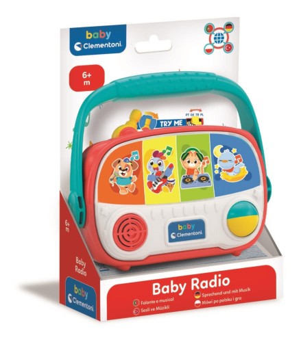 Clementoni: Baby - Mówiące Baby Radio super zabawka dla dziecka