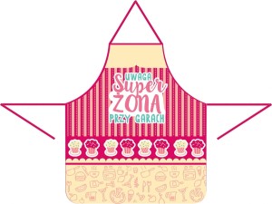 Fartuch Fartuszek kuchenny Rękawica Super żona HIT