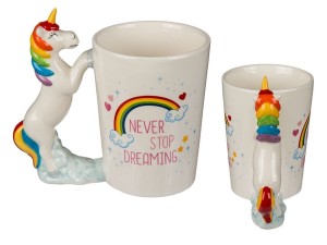 Kubek ceramiczny JEDNOROŻEC PREZENT 250ml HIT