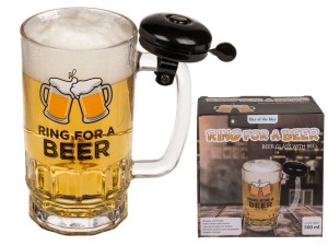 Kufel do piwa z dzwonkiem 500ml śmieszny PREZENT