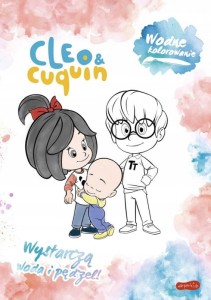 Cleo i Cuquin kolorowanka malowanka wodna 