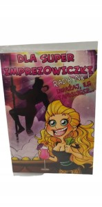 KARTKA KARNET DLA SUPER IMPREZOWICZKI