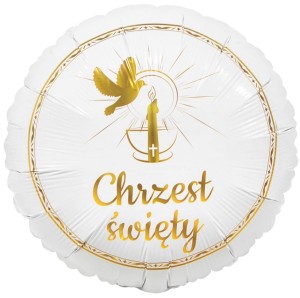 Balon foliowy Chrzest Święty 36 cm