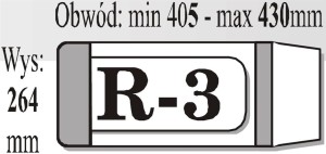 OKŁADKA NA KSIĄŻKI R-3 1 SZTUKA