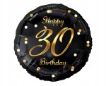 Balon foliowy Happy Birthday na 30 urodziny Godan