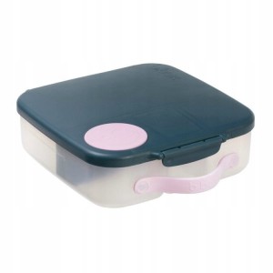 B.BOX Lunchbox Śniadaniówka Indigo Rose 2000ml granat-róż + wkład chłodzący