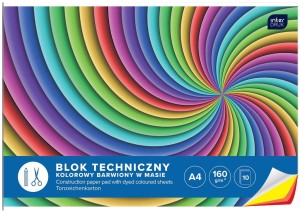 Blok techniczny A4 KOLOROWY INTERDRUK