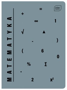 Zeszyt w kratkę A5 Interdruk 60 kartek MATEMATYKA