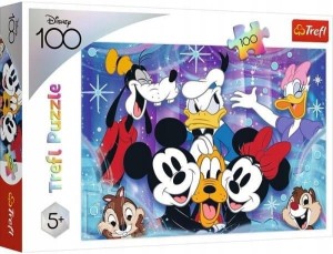 TREFL PUZZLE 100 EL W ŚWIECIE DISNEY JEST WESOŁO