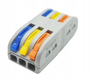 Szybkozłącza ZŁĄCZKA PRZELOTOWA 3X2X0,8-4MM Drok 0,8-4 mm² / 3