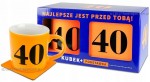 Kubek 40 urodziny neonowy ceramika 350 ml prezent