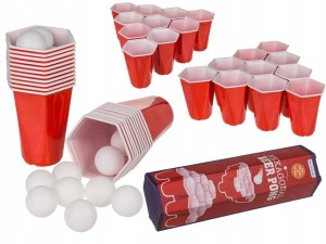 Gra imprezowa do piwka Sześciokątny ping pong Bear prezent urodziny