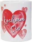 Kubek walentynkowy Z NAPISEM KOCHAM CIĘ 250ML PREZENT WALENTYNKI