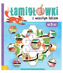 Łamigłówki z wesołym liskiem Uczę się i rozwiązuję Beata Karlik