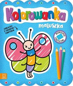Obrazki z grubym obrysem. Niebieskie ciasteczko Agnieszka Bator