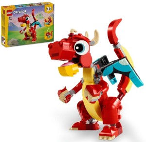 LEGO Creator 3w1 31145 Czerwony smok SUPER PREZENT URODZINY