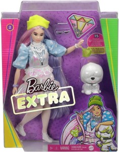 Lalka Barbie Fashionistas Extra z pieskiem GVR05 PREZENT DLA DZIECKA