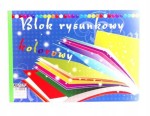 Blok rysunkowy kolorowy A4 Poligraf