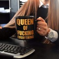 Kubek XXL Queen of Fucking Everything 850 ml SUPER PREZENT DLA KOBIETY