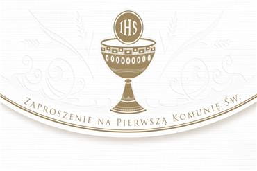Zaproszenia na I Komunię Świętą/10 sztuk