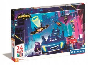 Puzzle Clementoni 24 elementy Maxi Batwheels Auto Batmana prezent