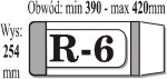 Okładka R-6 Iks 25,4 cm x 42 cm 1 SZT