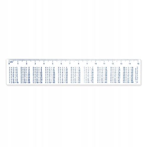 STARPAK Linijka 15cm z tabliczką mnożenia