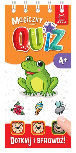 Magiczny quiz z żabką. Dotknij i sprawdź! 4+ Anna Podgórska