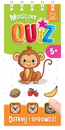 Magiczny quiz z małpką. Dotknij i sprawdź! 5+ Anna Podgórska