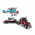 LEGO Creator 3 w 1 31146 Creator ciężarówka z platformą i helikopterem
