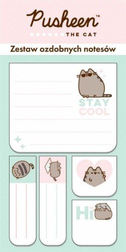 Zestaw notesów Pusheen Wielokolorowy