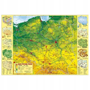 Podkładka na biurko Derform POLSKA 35 cm x 49,5 cm