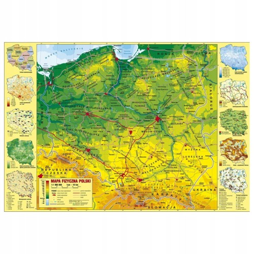 Podkładka na biurko Derform POLSKA 35 cm x 49,5 cm