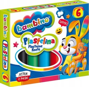 Plastelina Bambino 6 szt.